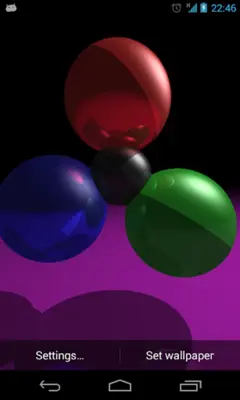 Raytracing Live Wallpaper Lite android App screenshot 1