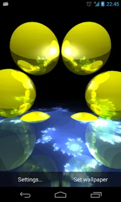 Raytracing Live Wallpaper Lite android App screenshot 2