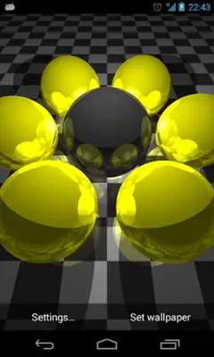 Raytracing Live Wallpaper Lite android App screenshot 5