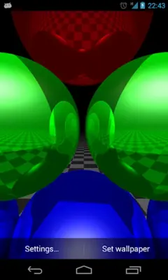 Raytracing Live Wallpaper Lite android App screenshot 6